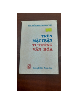 TRÊN MẶT TRẬN TƯ TƯỞNG VĂN HÓA - HẢI TRIỀU NGUYỄN KHOA VĂN