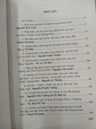 DANH XƯNG QUẢNG NAM