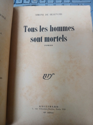 TOUS LES HOMMES SONT MORTELS (NỖI NIỀM KẺ BẤT TỬ) - SIMONE DE BEAUVOIR