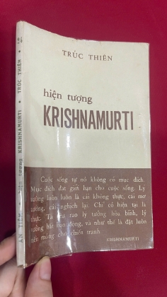 HIỆN TƯỢNG KRISHNAMURTI - TRÚC THIÊN