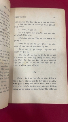 HIỆN TƯỢNG KRISHNAMURTI - TRÚC THIÊN