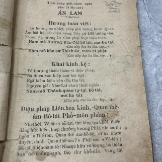 KINH TAM BẢO - CHỮ QUỐC NGỮ