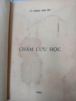 CHÂM CỨU HỌC - THÍCH TÂM ẤN
