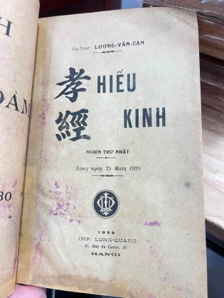 HIẾU KINH - LƯƠNG VĂN CAN (1929)