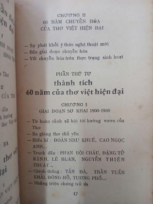 THƠ VIỆT HIỆN ĐẠI 1900-1960 - UYÊN THAO