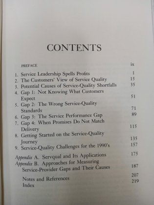 DELIVERING QUALITY SERVICE - ZATHAML, PARASURAMAN AND BERRY