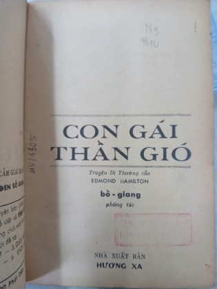 CON GÁI THẦN GIÓ - EDMOND HAMILTON (DỊCH GIẢ: BỒ GIANG)