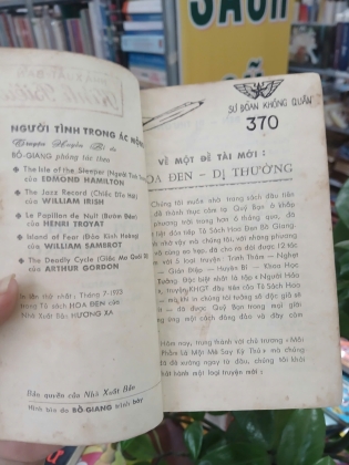 NGƯỜI TÌNH TRONG ÁC MỘNG - EDMOND HAMILTON [CÓ CHỮ KÝ DỊCH GIẢ BỒ GIANG]