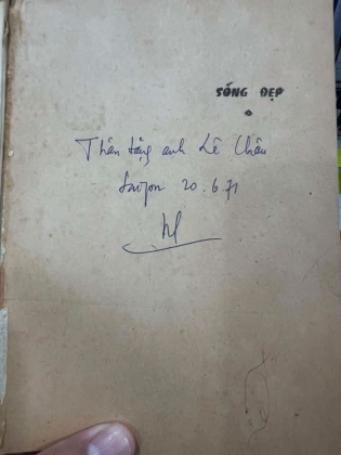 MỘT QUAN NIỆM VỀ SỐNG ĐẸP - NGUYỄN HIẾN LÊ (ẤN BẢN CÓ CHỮ KÝ DỊCH GIẢ)