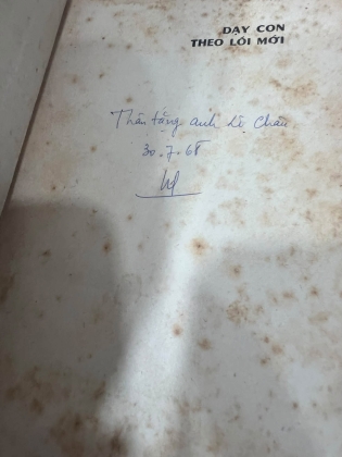DẠY CON THEO LỐI MỚI - NGUYỄN HIẾN LÊ (có chữ ký tác giả)
