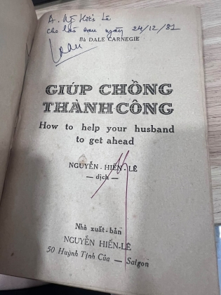 GIÚP CHỒNG THÀNH CÔNG - NGUYỄN HIẾN LÊ
