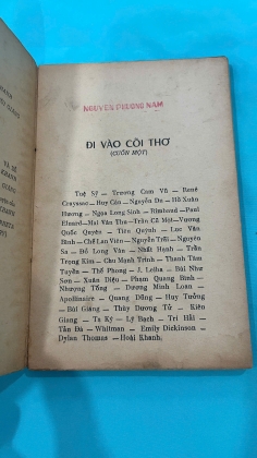 ĐI VÀO CÕI THƠ - BÙI GIÁNG