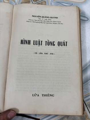 HÌNH LUẬT TỔNG QUÁT - NGUYỄN QUANG QUÝNH