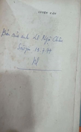 LUYỆN VĂN - NGUYỄN HIẾN LÊ (CÓ CHỮ KÝ TÁC GIẢ)