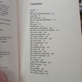 W. SOMERSET MAUGHAM COLLECTED SHORT STORIES VOLUME 1