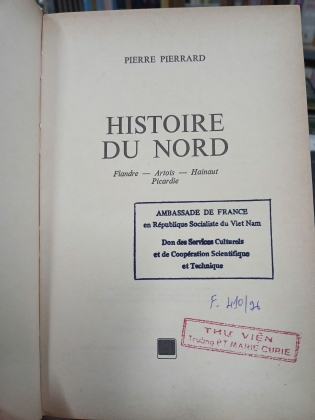 HISTOIRE DU NORD - PIERRE PIERRARD