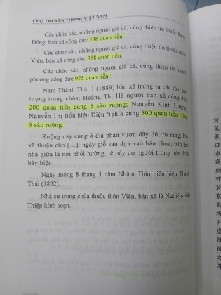 CHỢ TRUYỀN THỐNG VIỆT NAM QUA TƯ LIỆU VĂN BIA - TRỊNH KHẮC MẠNH 