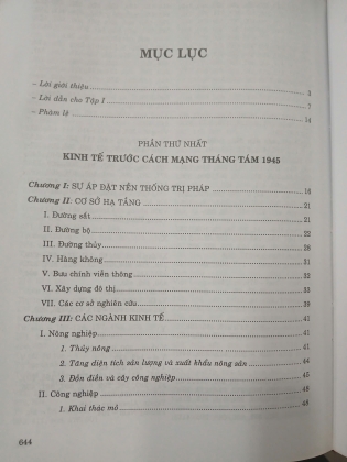 LỊCH SỬ KINH TẾ VIỆT NAM 1945 - 2000 TẬP 1 (BÌA CỨNG) - ĐẶNG PHONG 