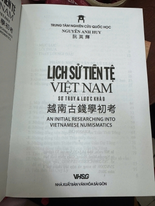 LỊCH SỬ TIỀN TỆ VIỆT NAM (BÌA CỨNG) - NGUYỄN ANH HUY