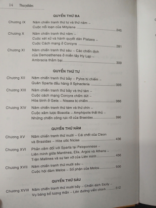 LỊCH SỬ CHIẾN TRANH PELOPONNESE (BÌA CỨNG) - THUCYDIDES