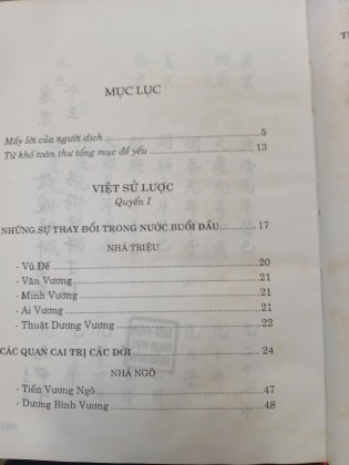 VIỆT SỬ LƯỢC - TRẦN QUỐC VƯỢNG 
