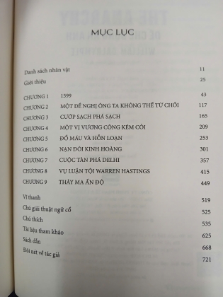 THE ANARCHY ĐẾ CHẾ ĐÔNG ẤN ANH - WILLIAM DALRYMPLE (TRẦN TRỌNG HẢI MINH DỊCH THUẬT)