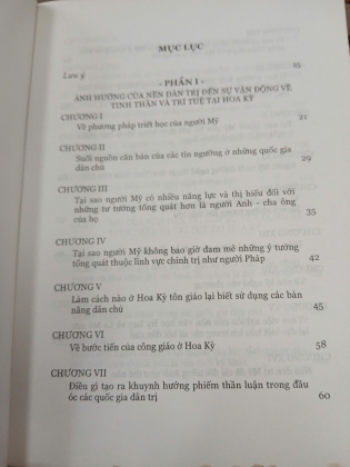 NỀN DÂN TRỊ MỸ - TOCQUEVILLE (PHẠM TOÀN DỊCH)