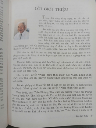 NHỊP ĐIỆU THỜI GIAN HAY LÀ LỊCH PHÁP GIẢN YẾU - TRẦN THƯỢNG THỦ