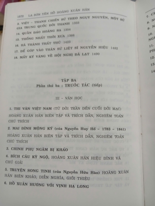 LA SƠN YÊN HỒ HOÀNG XUÂN HÃN - HỮU NGỌC, NGUYỄN ĐỨC HIỀN