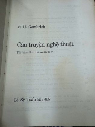 CÂU CHUYỆN NGHỆ THUẬT ( BÌA CỨNG) - E.H.GOMBRICH ( LÊ SỸ TUẤN DỊCH) 
