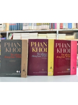 COMBO 3 CUỐN PHAN KHÔI : TÁC PHẨM ĐĂNG BÁO 1928/1929/1930 - LẠI NGUYÊN ÂN 
