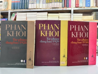 COMBO 3 CUỐN PHAN KHÔI : TÁC PHẨM ĐĂNG BÁO 1928/1929/1930 - LẠI NGUYÊN ÂN 