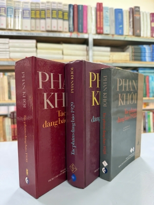 COMBO 3 CUỐN PHAN KHÔI : TÁC PHẨM ĐĂNG BÁO 1928/1929/1930 - LẠI NGUYÊN ÂN 