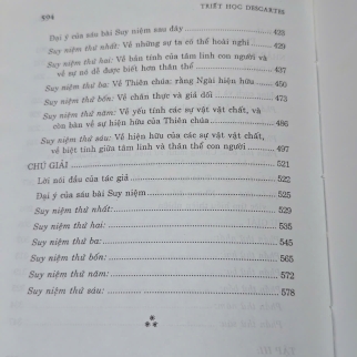 TRIẾT HỌC DESCARTES ( BÌA CỨNG) - TRẦN THÁI ĐỈNH