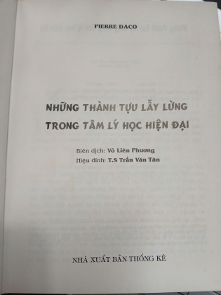 NHỮNG THÀNH TỰU LẪY LỪNG TRONG TÂM LÝ HỌC HIỆN ĐẠI - PIERRE DACO (BÌA CỨNG)