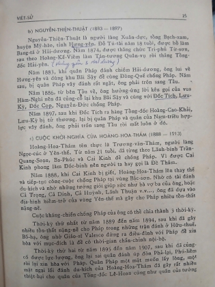SỬ ĐỊA CÁC LỚP ĐỆ NHẤT - BẰNG PHONG