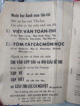 EM HỌC VIỆT NGỮ LỚP MỘT
